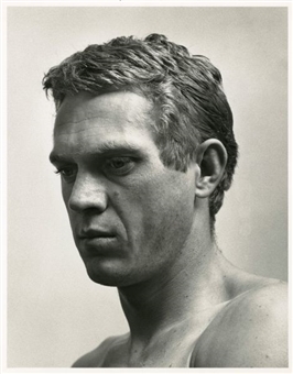 Steve McQueen Original 1950s Roy Schatt Signed Photograph (11x14)